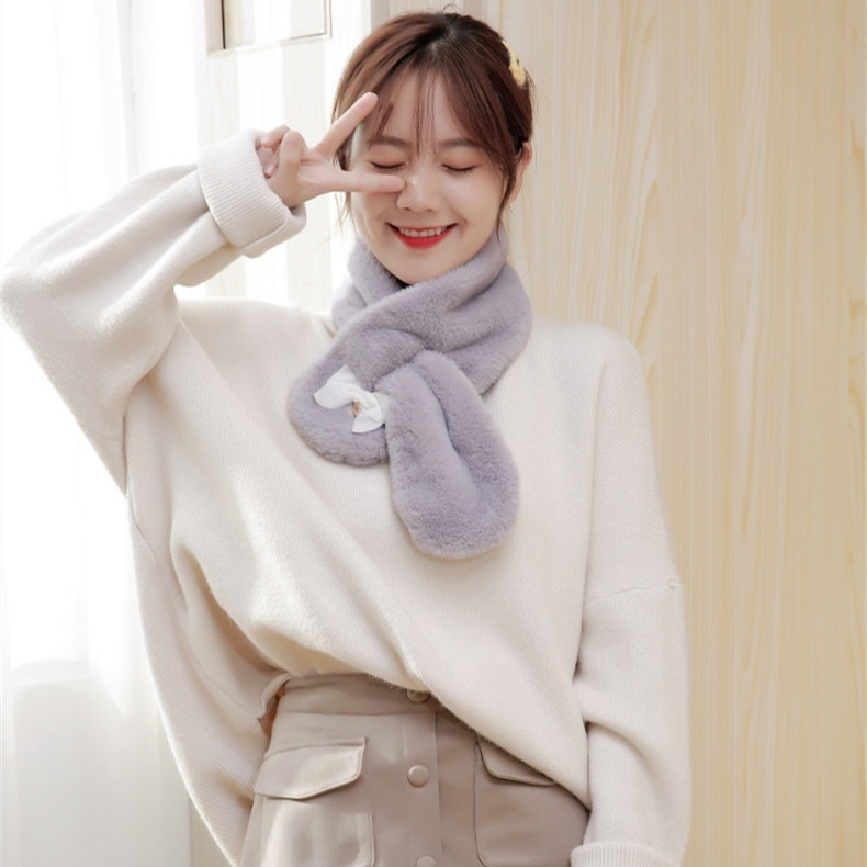 マフラー スヌード 秋冬防寒 ふわふわ おしゃれ ネックウォーマー エコファースヌード 防寒対策 ティペット 柔か 無地 可愛い 洗える スヌードストール 小顔効果