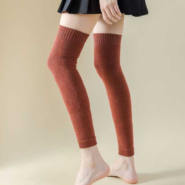 レッグウォーマー 2足 セット レディース ニット 編み くつした 冷えとり フットカバー学生 ロング 暖か ヨガ 厚手 防寒靴下 スポーツ ソックス 冷え対策 運動 