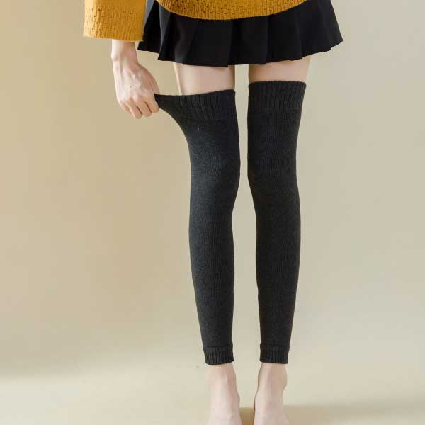 レッグウォーマー 2足 セット レディース ニット 編み くつした 冷えとり フットカバー学生 ロング 暖か ヨガ 厚手 防寒靴下 スポーツ ソックス 冷え対策 運動 