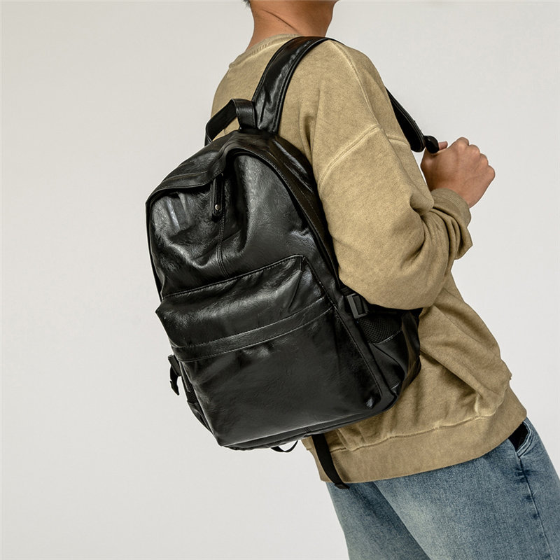 新作 リュック メンズ リュックサック レディース ビジネス 通学 旅行バッグ きれいめ おしゃれ 防水 通勤 鞄 男女兼用 大容量 PU革 PC収納 