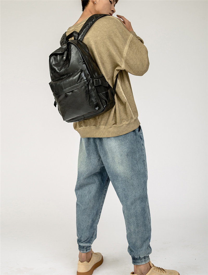 新作 リュック メンズ リュックサック レディース ビジネス 通学 旅行バッグ きれいめ おしゃれ 防水 通勤 鞄 男女兼用 大容量 PU革 PC収納 