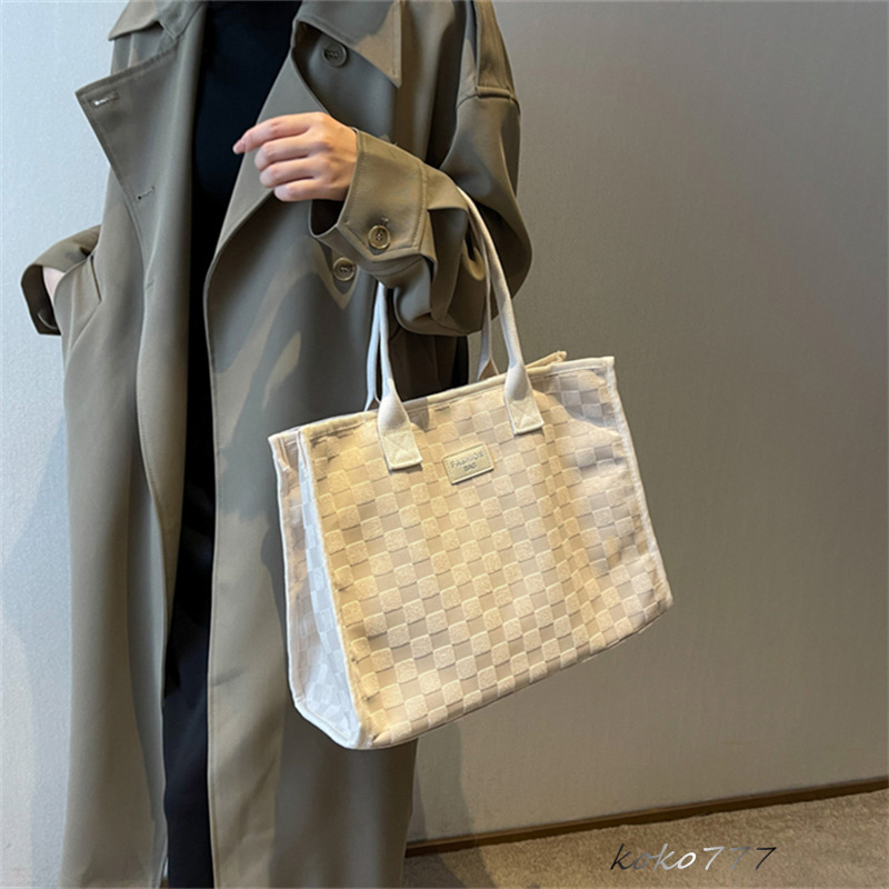 バッグ レディースかばん トートバッグ ショルダーバッグ ハンドバッグ カジュアル布鞄 スクール 通勤オシャレ チェック柄 カバン 女子 フォーマル 