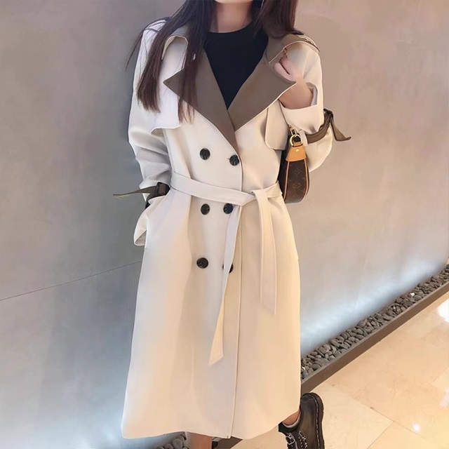 トレンチコート レディース 秋 トレンチコート ロング  レディース ロング  レディース コート チェスターコート ベージュ 