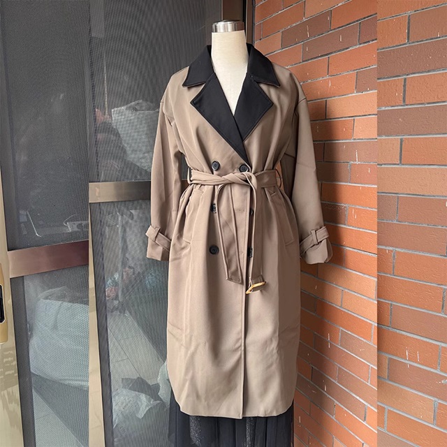 トレンチコート レディース 秋 トレンチコート ロング  レディース ロング  レディース コート チェスターコート ベージュ 
