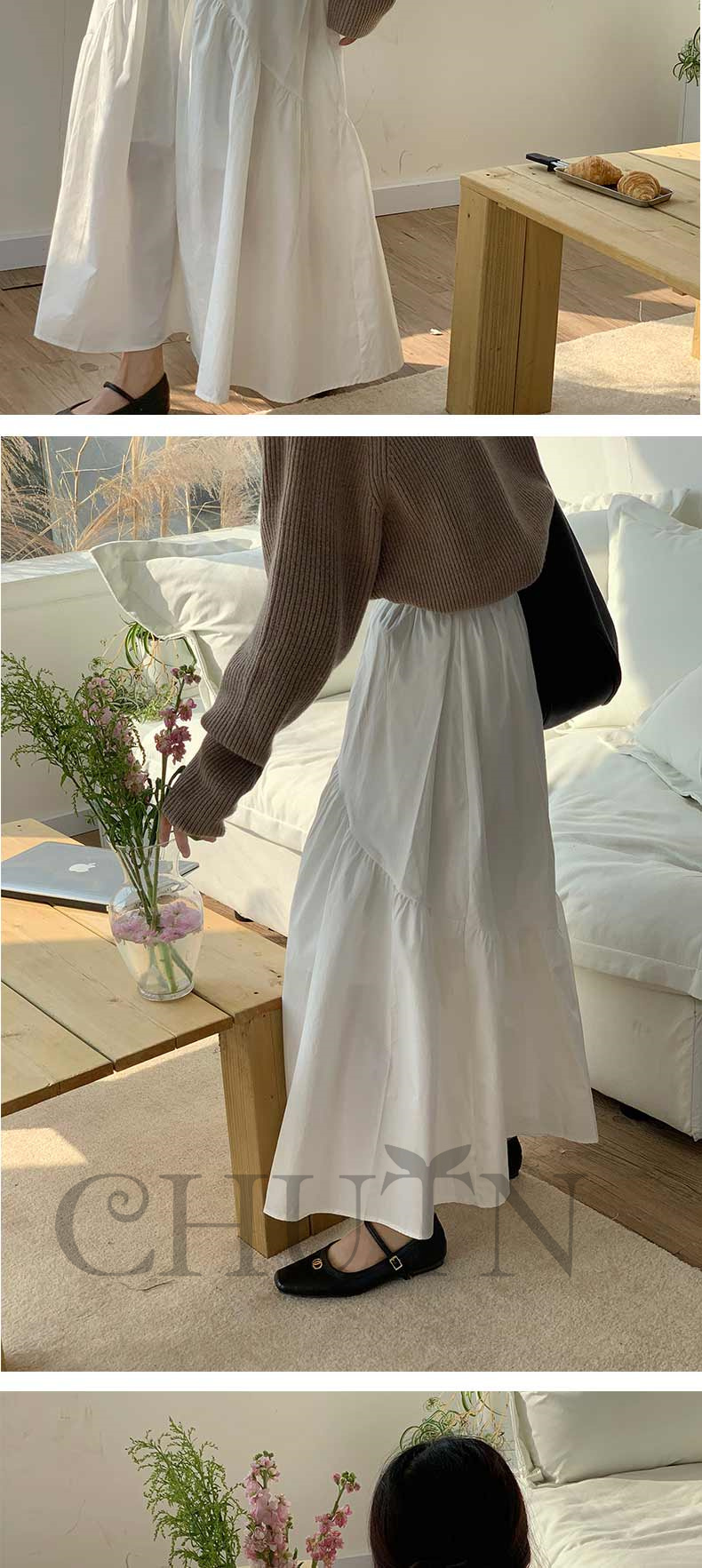 夏スカートマキシ丈スカート 不規則スカート ロング丈スカートウエストゴムリゾートスカート レディース ボ裏地２０代?50代 春夏 M L全4色 