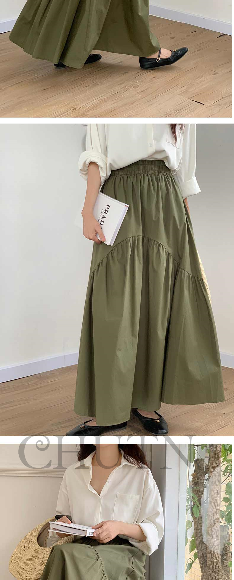 夏スカートマキシ丈スカート 不規則スカート ロング丈スカートウエストゴムリゾートスカート レディース ボ裏地２０代?50代 春夏 M L全4色 