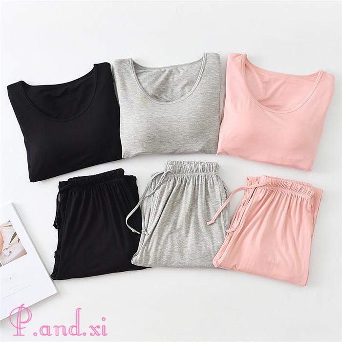 パジャマ レディース ルームウェア 長袖 部屋着 セットアップ 上下セット 秋 2点セット 女性用 寝巻き 柔らかめ リラックス 寝間着 カップ付き 大人 冬 