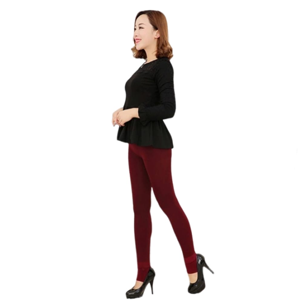 Y レディース 超あったか ストレッチ 裏起毛 レギンス 防寒 伸びる 秋 寒さ対策 厚手 美脚 大きいサイズ伸縮 冷え防止 冬 