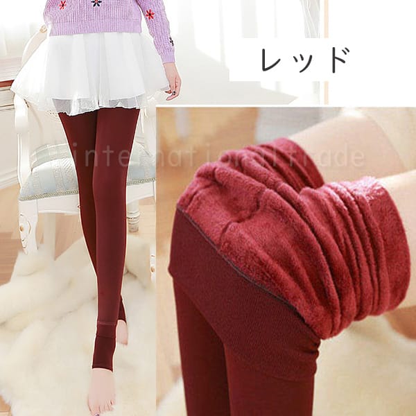 Y レディース 超あったか ストレッチ 裏起毛 レギンス 防寒 伸びる 秋 寒さ対策 厚手 美脚 大きいサイズ伸縮 冷え防止 冬 