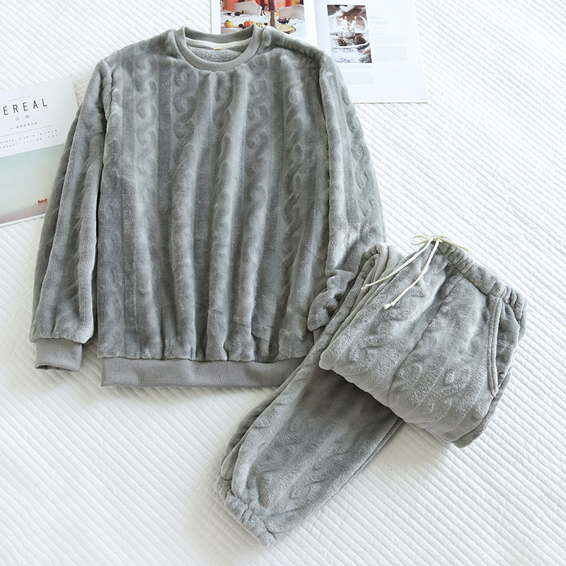 ペアパジャマ もこもこ レディース メンズ 着る毛布 ルームウェア 裏起毛 冬 ペア ナイトウェア カップル 部屋着 あったか 寝間着 長袖パジャマ 上下セット 