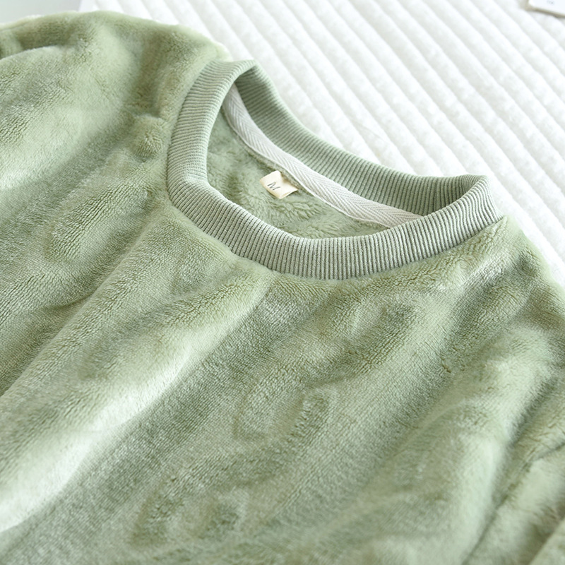 ペアパジャマ もこもこ レディース メンズ 着る毛布 ルームウェア 裏起毛 冬 ペア ナイトウェア カップル 部屋着 あったか 寝間着 長袖パジャマ 上下セット 