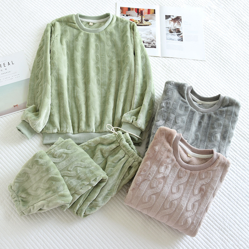 ペアパジャマ もこもこ レディース メンズ 着る毛布 ルームウェア 裏起毛 冬 ペア ナイトウェア カップル 部屋着 あったか 寝間着 長袖パジャマ 上下セット 