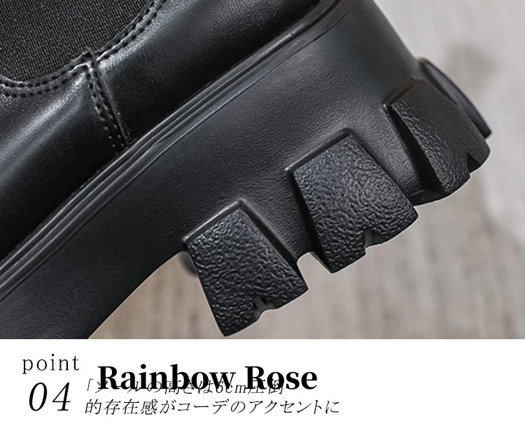 クーポンで4 880円！ ショートブーツ レディース ローヒール サイドゴアブーツ 6CMヒール レディース ブーツ カジュアル 大きめ 厚底靴 ローヒール ワイズ 