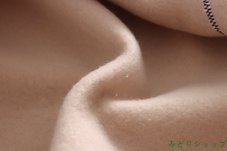 裏起毛 裏ボア トレーナー かわいい くまさん 貼付 レディース 