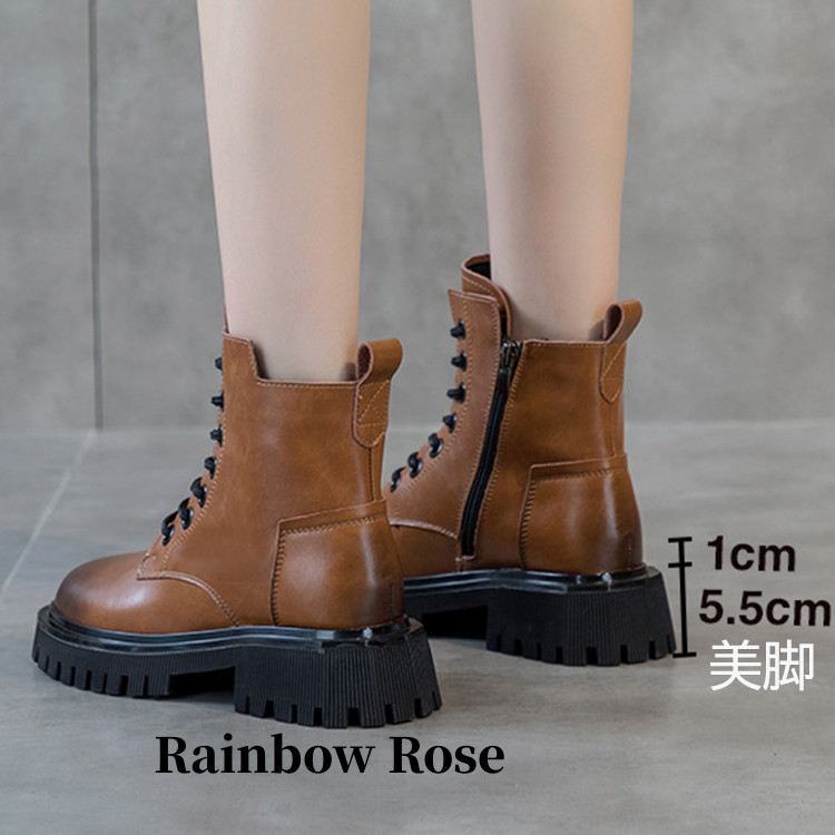 。 ショートブーツ レディース 厚底 エンジニアブーツ ブーツ ショートブーツ チェルシーブーツ 編み上げ レースアップブーツ 美脚 6.5CM ヒール 