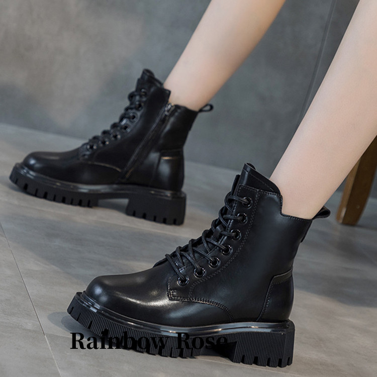 。 ショートブーツ レディース 厚底 エンジニアブーツ ブーツ ショートブーツ チェルシーブーツ 編み上げ レースアップブーツ 美脚 6.5CM ヒール 