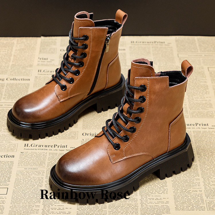 。 ショートブーツ レディース 厚底 エンジニアブーツ ブーツ ショートブーツ チェルシーブーツ 編み上げ レースアップブーツ 美脚 6.5CM ヒール 