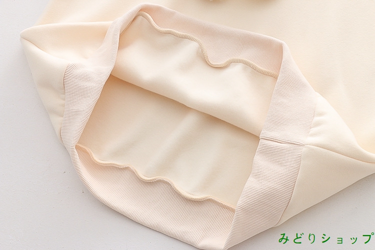 裏起毛 裏ボア  トレーナー くまさん 熊 フードに耳付き レディース 