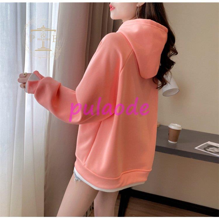 レディース ロング丈 厚手 長袖 ゆったり 体型カバー 大きいサイズ プルオーバー アウター カジュアル フード付き 冬 秋 ァション 