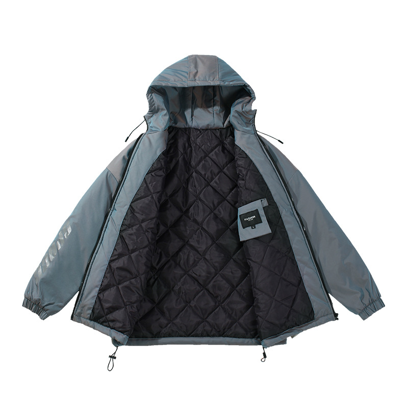 ダウンジャケット メンズ 中綿コート ジャンパー アウター 冬 あったか 防寒 ハイネック 登山服 防寒 防風 保温 寒さ対策 暖かい 厚手 フード付き 