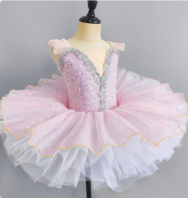 チュチュスカート バレエダンス キラキラ 子供ダンス衣装 演出 大きいサイズ レオタード 子供用舞台衣装 子供バレエ バレエ発表会 