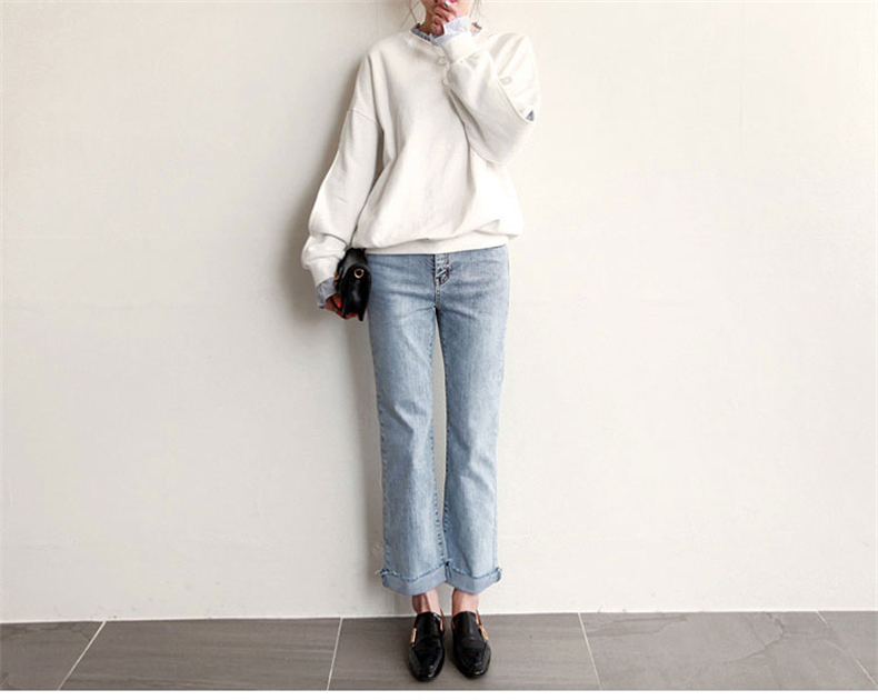 2023 秋冬新作和風大きいサイズルーズ長袖トレーナーレディースラウンドネック薄手ジャケットトップ  