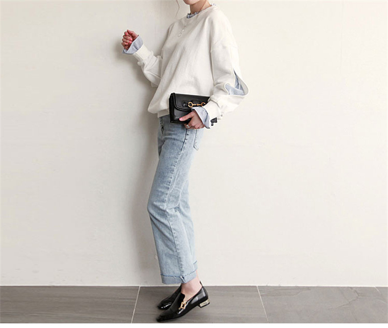 2023 秋冬新作和風大きいサイズルーズ長袖トレーナーレディースラウンドネック薄手ジャケットトップ  