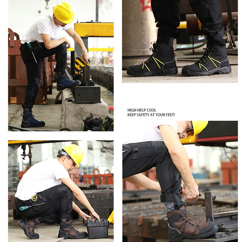 安全靴 作業靴 メンズ レディース あんぜん靴 鋼先芯 通気性 耐摩耗 ワーク釘踏み抜き防止 セーフティー耐滑 工事現場 つま先保護 
