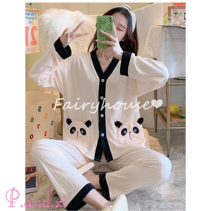 パジャマ ルームウェア レディース 秋冬 長袖 パジャマ 綿100％ルームウェア 部屋着 韓国風 ロングパンツ上下セット 秋パジャマ 可愛いパジャマ 女性 前開き 