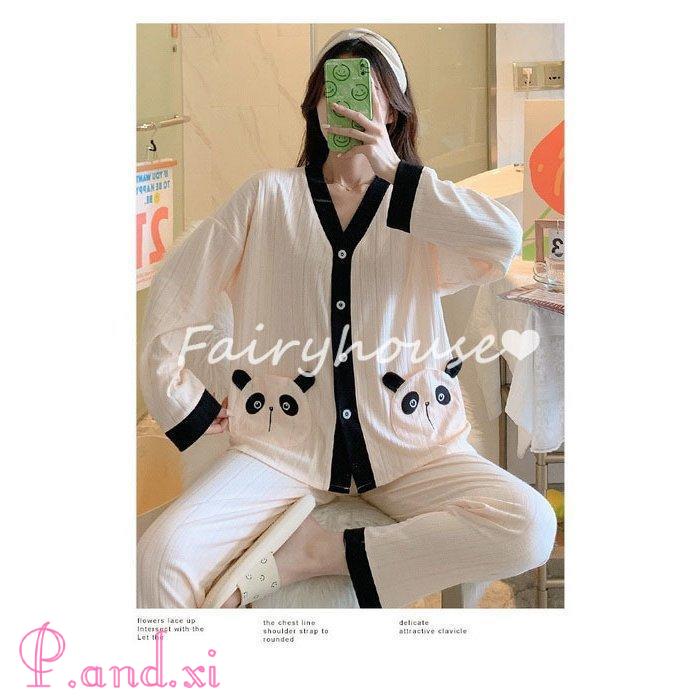 パジャマ ルームウェア レディース 秋冬 長袖 パジャマ 綿100％ルームウェア 部屋着 韓国風 ロングパンツ上下セット 秋パジャマ 可愛いパジャマ 女性 前開き 