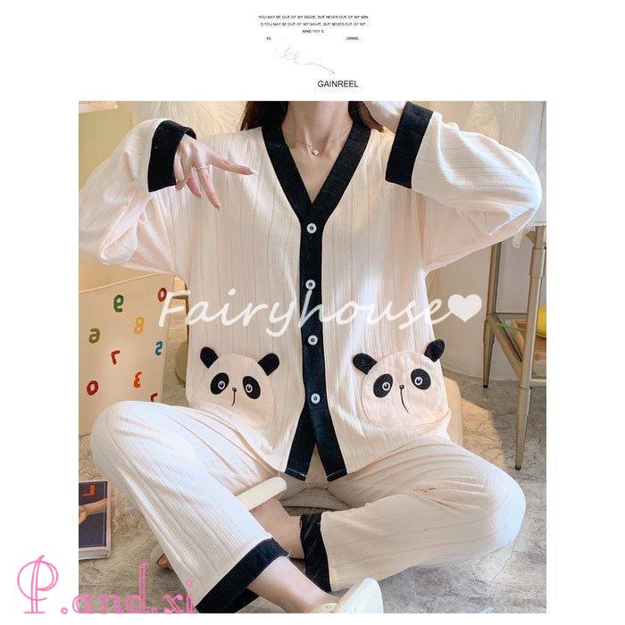 パジャマ ルームウェア レディース 秋冬 長袖 パジャマ 綿100％ルームウェア 部屋着 韓国風 ロングパンツ上下セット 秋パジャマ 可愛いパジャマ 女性 前開き 