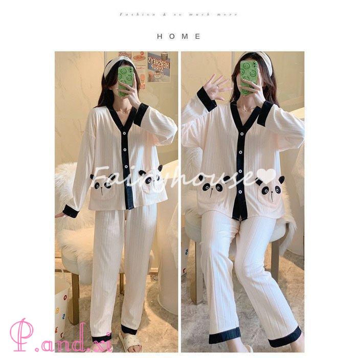 パジャマ ルームウェア レディース 秋冬 長袖 パジャマ 綿100％ルームウェア 部屋着 韓国風 ロングパンツ上下セット 秋パジャマ 可愛いパジャマ 女性 前開き 