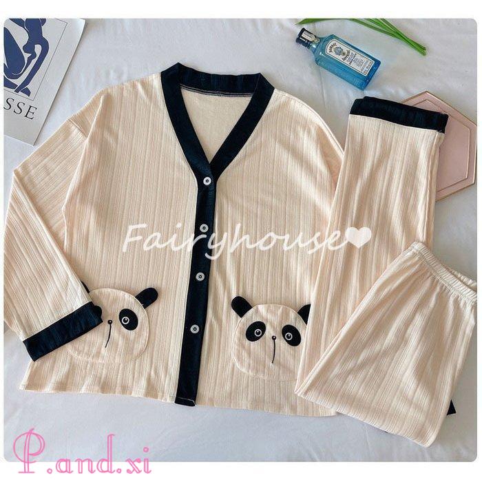 パジャマ ルームウェア レディース 秋冬 長袖 パジャマ 綿100％ルームウェア 部屋着 韓国風 ロングパンツ上下セット 秋パジャマ 可愛いパジャマ 女性 前開き 