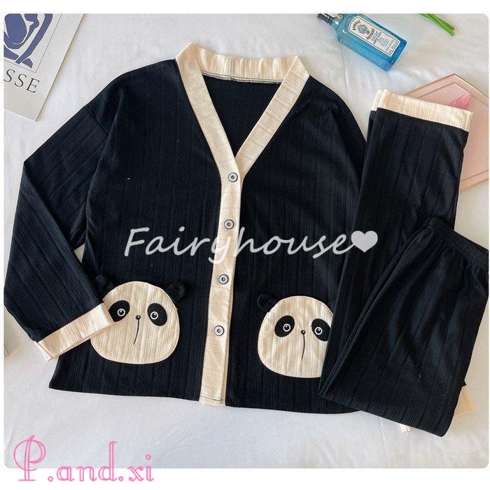 パジャマ ルームウェア レディース 秋冬 長袖 パジャマ 綿100％ルームウェア 部屋着 韓国風 ロングパンツ上下セット 秋パジャマ 可愛いパジャマ 女性 前開き 