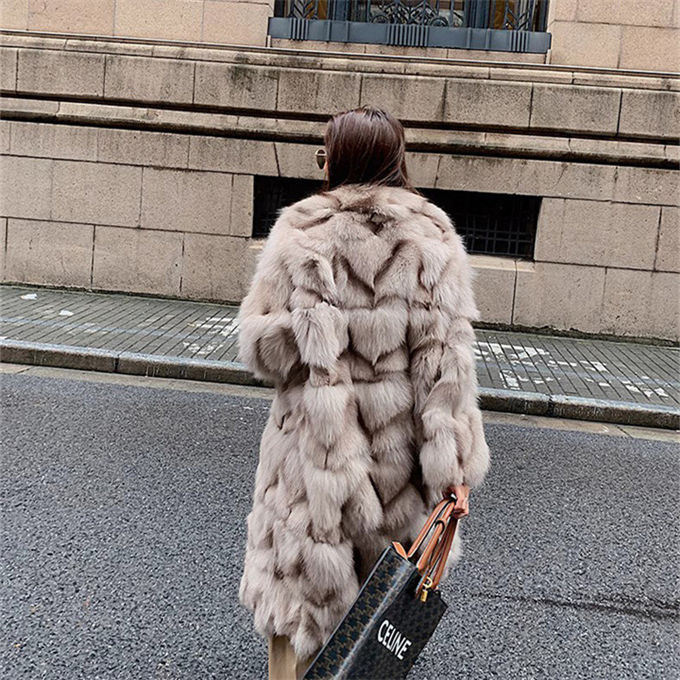 ファーコート レディース 毛皮コート フォックス フェイクファー ロングコート 防寒 冬服 秋服 大きいサイズ アウター 暖かい 大衿ロッグジャケット 