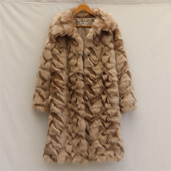ファーコート レディース 毛皮コート フォックス フェイクファー ロングコート 防寒 冬服 秋服 大きいサイズ アウター 暖かい 大衿ロッグジャケット 