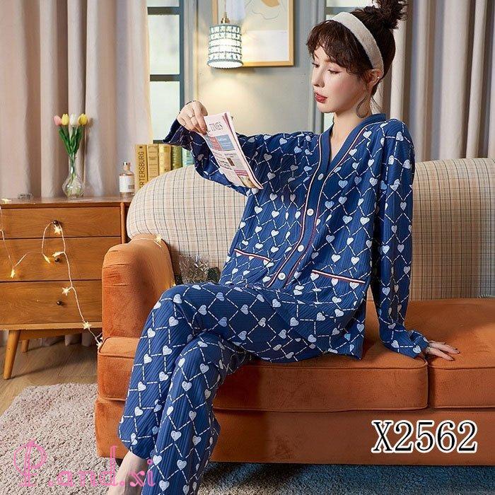 パジャマ ルームウェア レディース 秋冬 長袖 パジャマ 前開き 13色 綿ルームウェア ロングパンツ上下セット 部屋着 可愛いパジャマ 女性 韓国風 秋パジャマ 