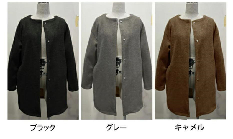 2023冬新作ニットジャケット日本と韓国のルーズタイプ7色ウールジャケット女性用  