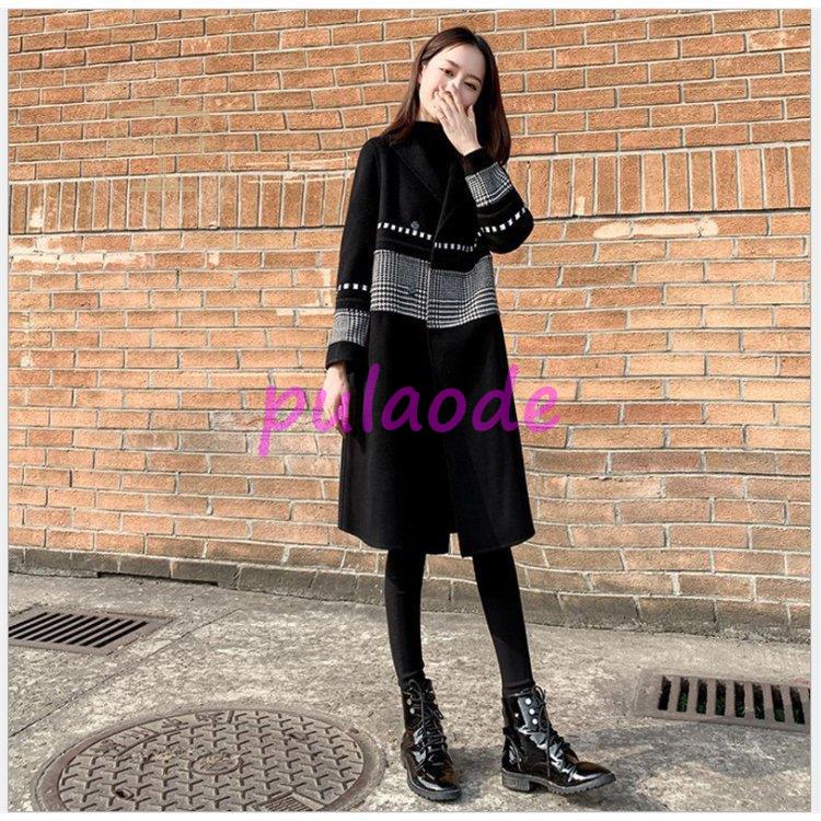 ロング チェスターコート大きいサイズ レディース コート アウター タック 黒 ストレッチ ラック 軽量 チ秋 おしゃれ 防寒 冬 ロング ポケット 