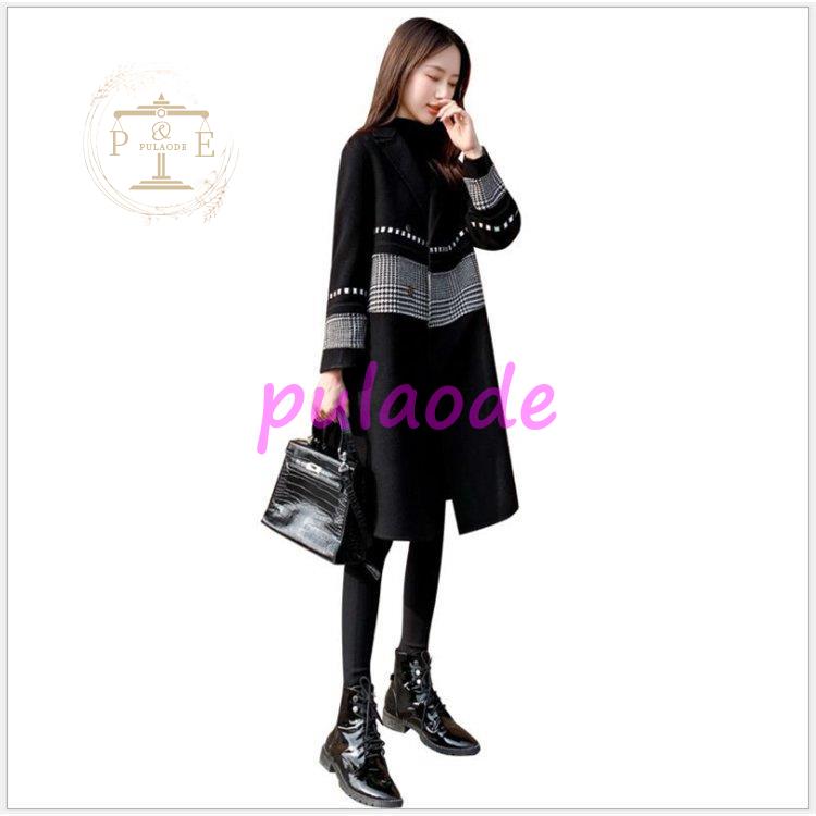 ロング チェスターコート大きいサイズ レディース コート アウター タック 黒 ストレッチ ラック 軽量 チ秋 おしゃれ 防寒 冬 ロング ポケット 