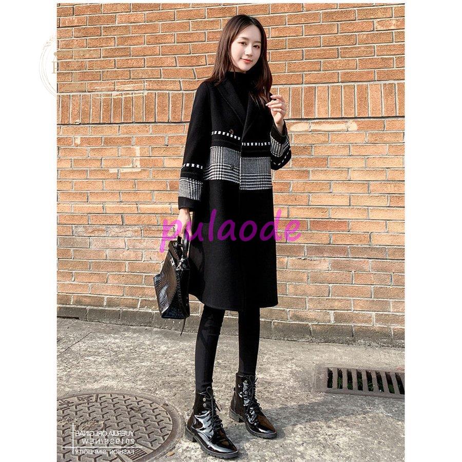 ロング チェスターコート大きいサイズ レディース コート アウター タック 黒 ストレッチ ラック 軽量 チ秋 おしゃれ 防寒 冬 ロング ポケット 