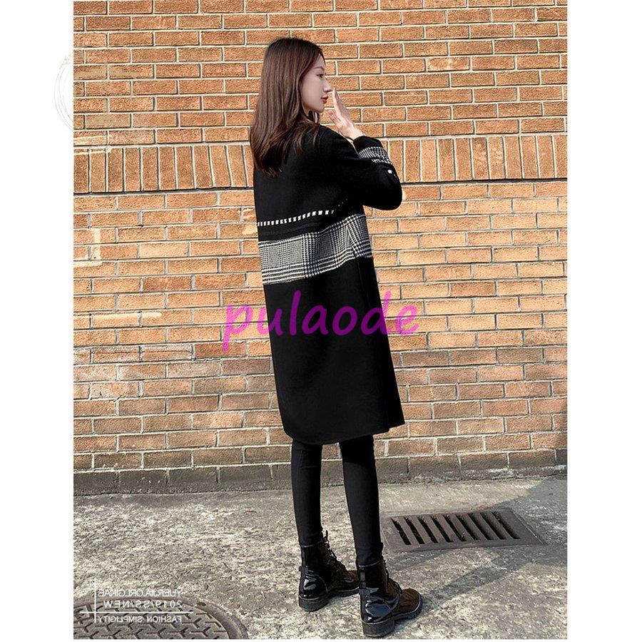 ロング チェスターコート大きいサイズ レディース コート アウター タック 黒 ストレッチ ラック 軽量 チ秋 おしゃれ 防寒 冬 ロング ポケット 