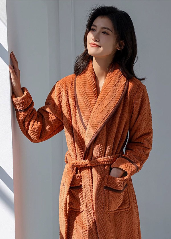 ペアパジャマ 冬 バスローブ メンズ レディース 男女兼用 パジャマ 女性 厚手 男性 防寒 ナイトガウン お風呂上り 暖かい ロング 部屋着 カップル タオル地 