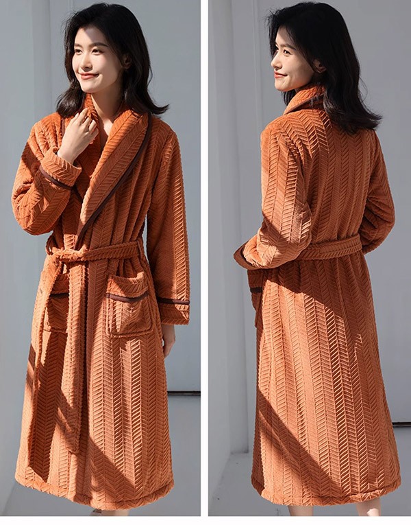 ペアパジャマ 冬 バスローブ メンズ レディース 男女兼用 パジャマ 女性 厚手 男性 防寒 ナイトガウン お風呂上り 暖かい ロング 部屋着 カップル タオル地 