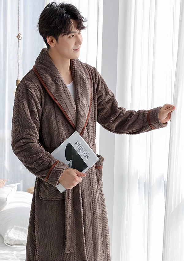 ペアパジャマ 冬 バスローブ メンズ レディース 男女兼用 パジャマ 女性 厚手 男性 防寒 ナイトガウン お風呂上り 暖かい ロング 部屋着 カップル タオル地 