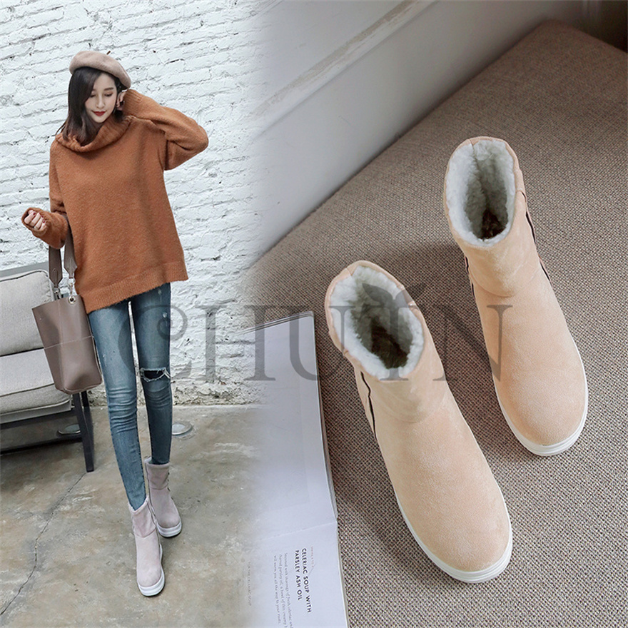 ショートブーツレディース ブーティー 防寒5CMヒールショートブーツ内ボア 走れる 短靴 美脚インヒール 50代 秋冬ショートブーツ大きいサイズ 30代40代 おしゃれ