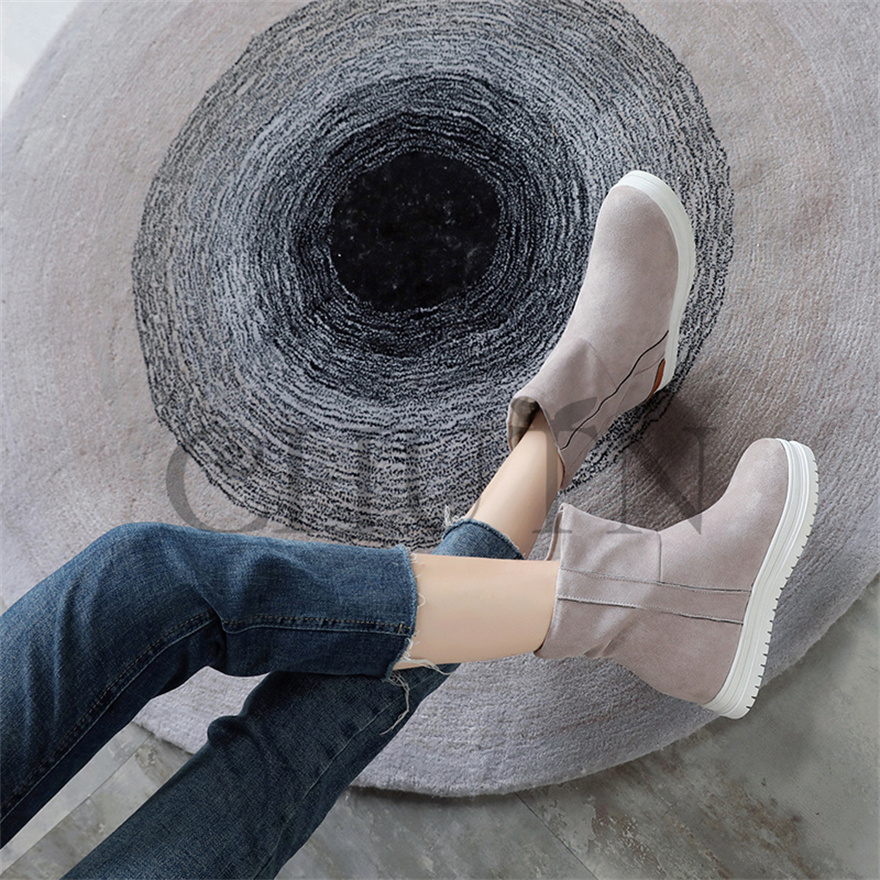 ショートブーツレディース ブーティー 防寒5CMヒールショートブーツ内ボア 走れる 短靴 美脚インヒール 50代 秋冬ショートブーツ大きいサイズ 30代40代 おしゃれ