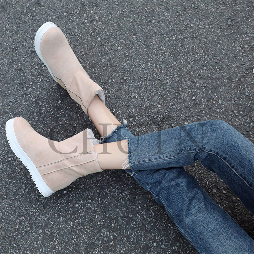 ショートブーツレディース ブーティー 防寒5CMヒールショートブーツ内ボア 走れる 短靴 美脚インヒール 50代 秋冬ショートブーツ大きいサイズ 30代40代 おしゃれ