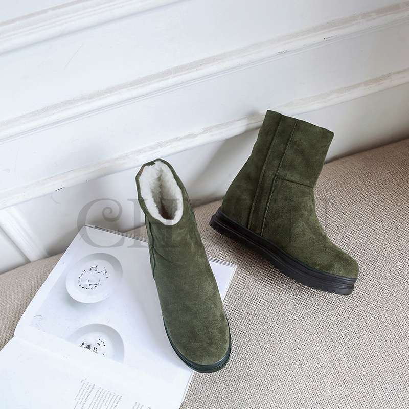 ショートブーツレディース ブーティー 防寒5CMヒールショートブーツ内ボア 走れる 短靴 美脚インヒール 50代 秋冬ショートブーツ大きいサイズ 30代40代 おしゃれ