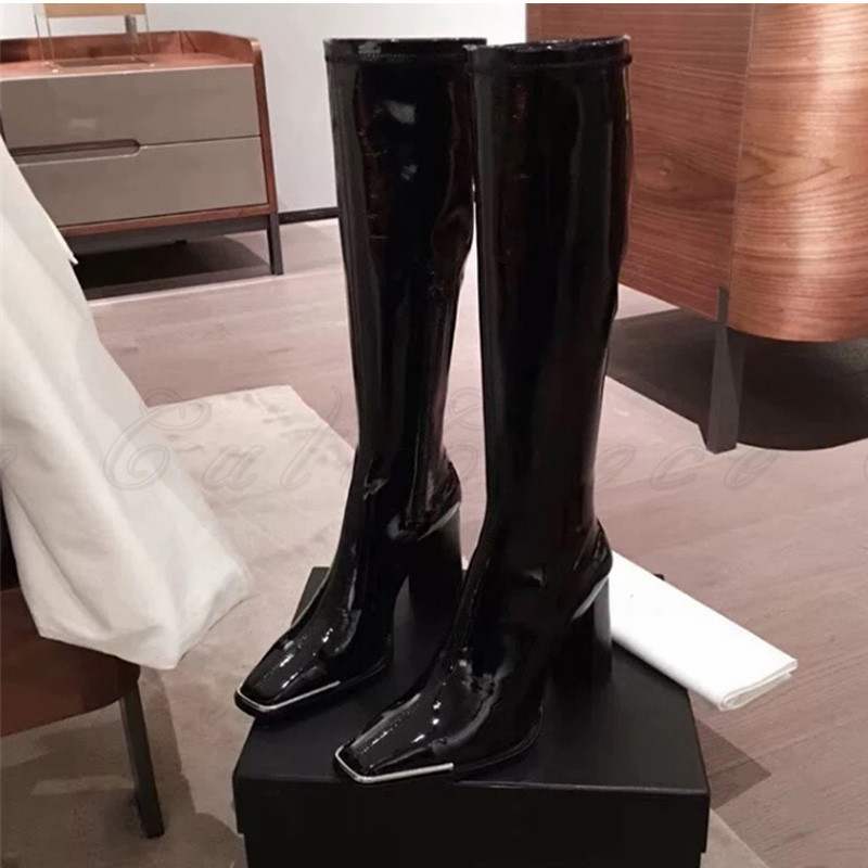 ロングブーツ レディース 上品 エレ高級感 高見え ヒール7CM スムース フェイクレザー 防滑 ストレッチ おしゃれ 冷え対策 送料無料 フォーマル 